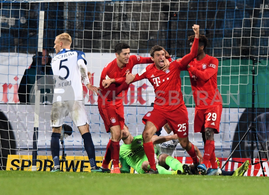 Dfb Pokal Runde Vfl Bochum Fc Bayern M Nchen Jubel