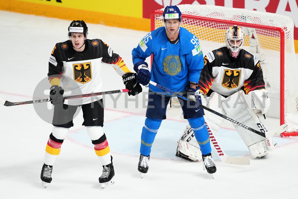 26.05.2021, Riga, Arena Riga, Kazakhstan vs Germany (2021 IIHF Ice hockey, Eishockey World