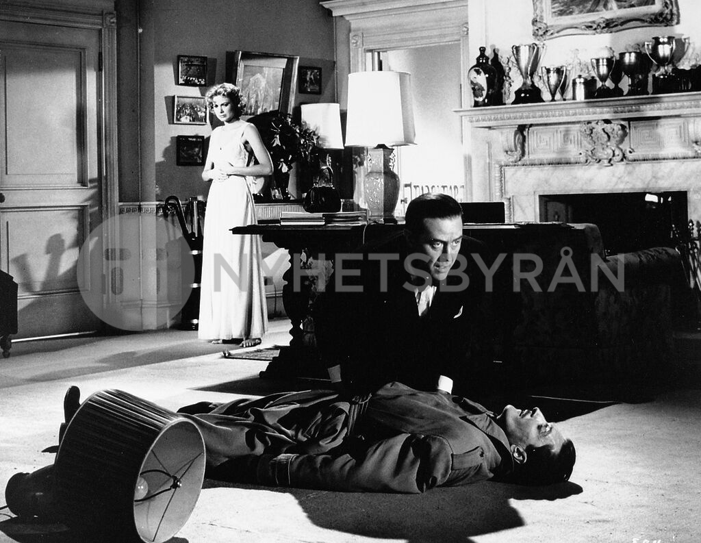 Anthony Dawson Prince Rainier And Ray Milland In Dial M For Murder 1954 Directed By Alfred 4563