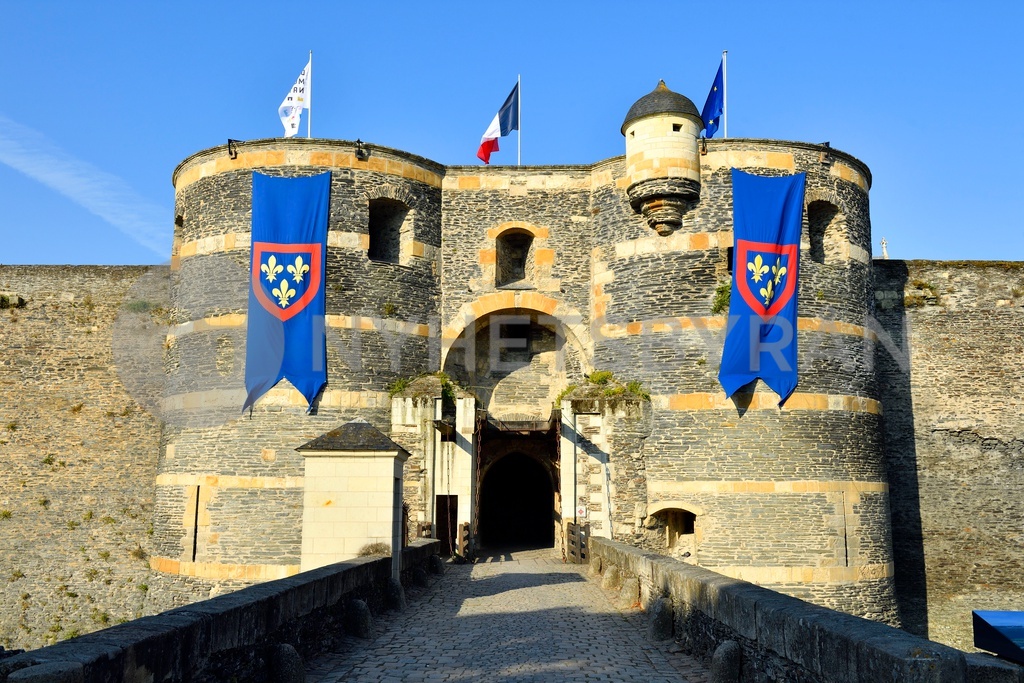 France maine et loire angers castle dukes anjou built saint louis