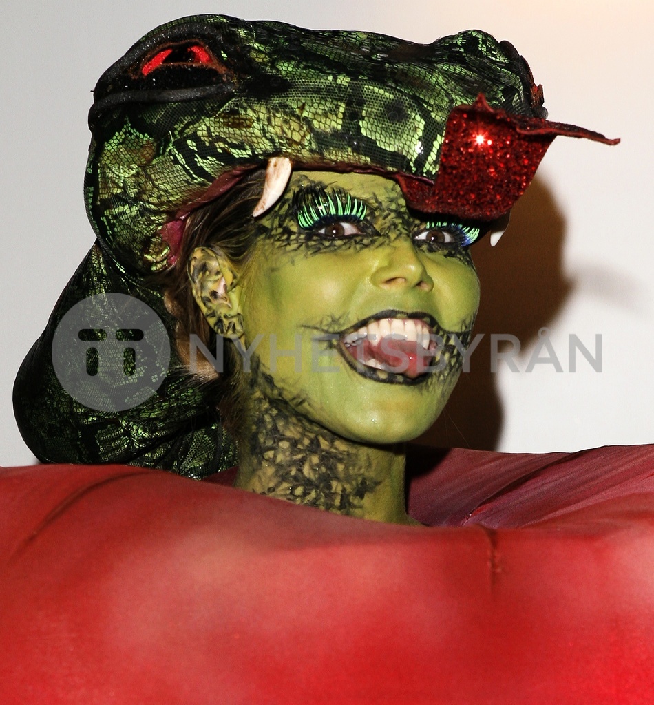 Heidi Klum arrives to the 7th Annual Heidi Klum Halloween Party