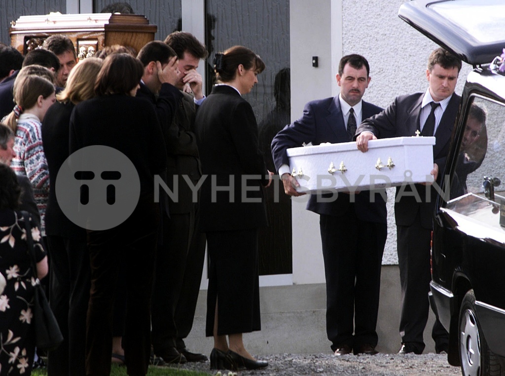 FUNERAL PROCESSION OF AVRIL AND MAURA MONAGHAN