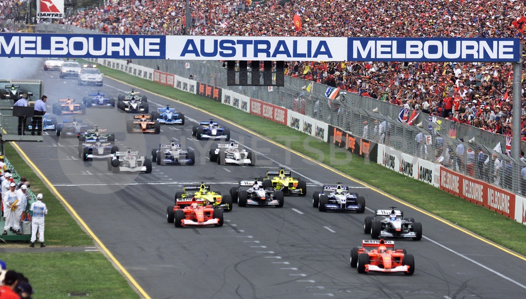 DEFENDING WORLD CHAMPION MICHAEL SCHUMACHER LEADS START OF AUSTRALIAN ...