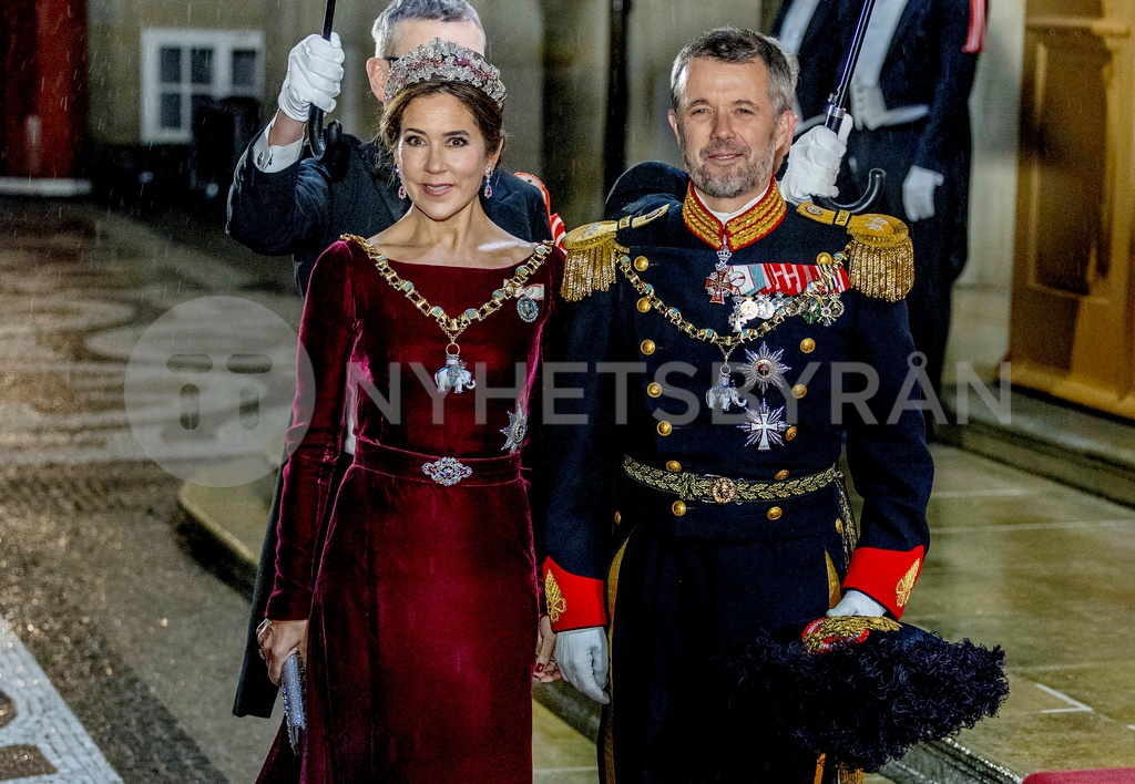 Danish Royal Family attends New Years reception Photo: Albert Nieboer