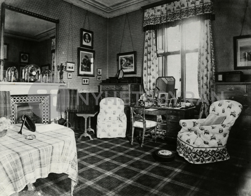 Queen's dressing room, Balmoral, 1950s