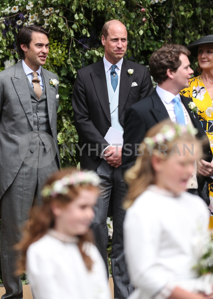 Prince William Attends Wedding of Duke of Westminster and Olivia Henson